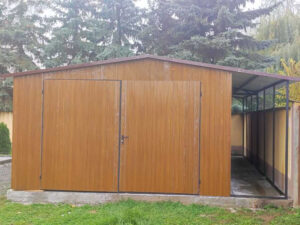 Garaj metalic 4x6m + magazie 1m